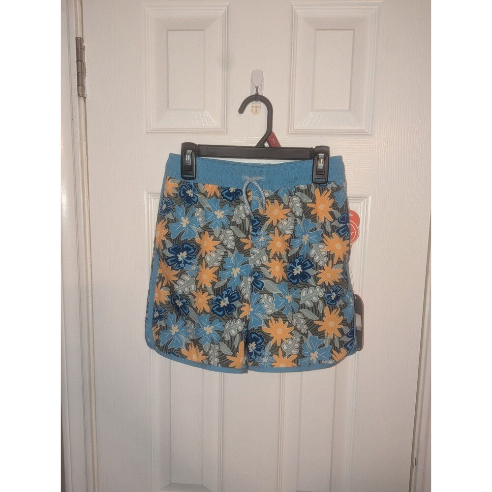 Wonder Nation Floral Swim Trunks Shorts